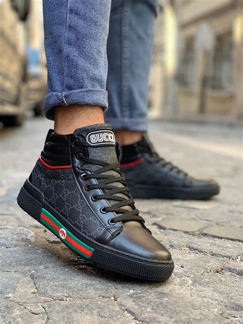 football pro bowler gucci sneakers|Gucci men's shoes sale.